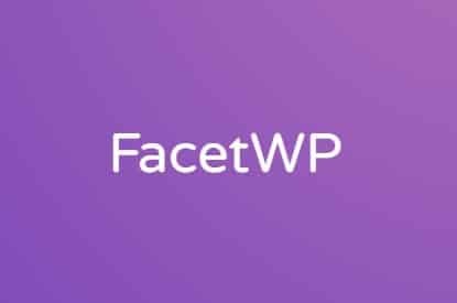FacetWP – Advanced Filtering Plugin for WordPress 4.3