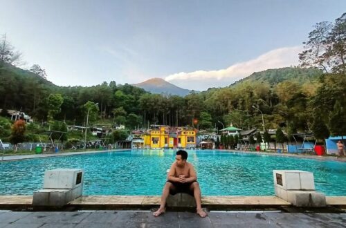 wisata air panas Pacet